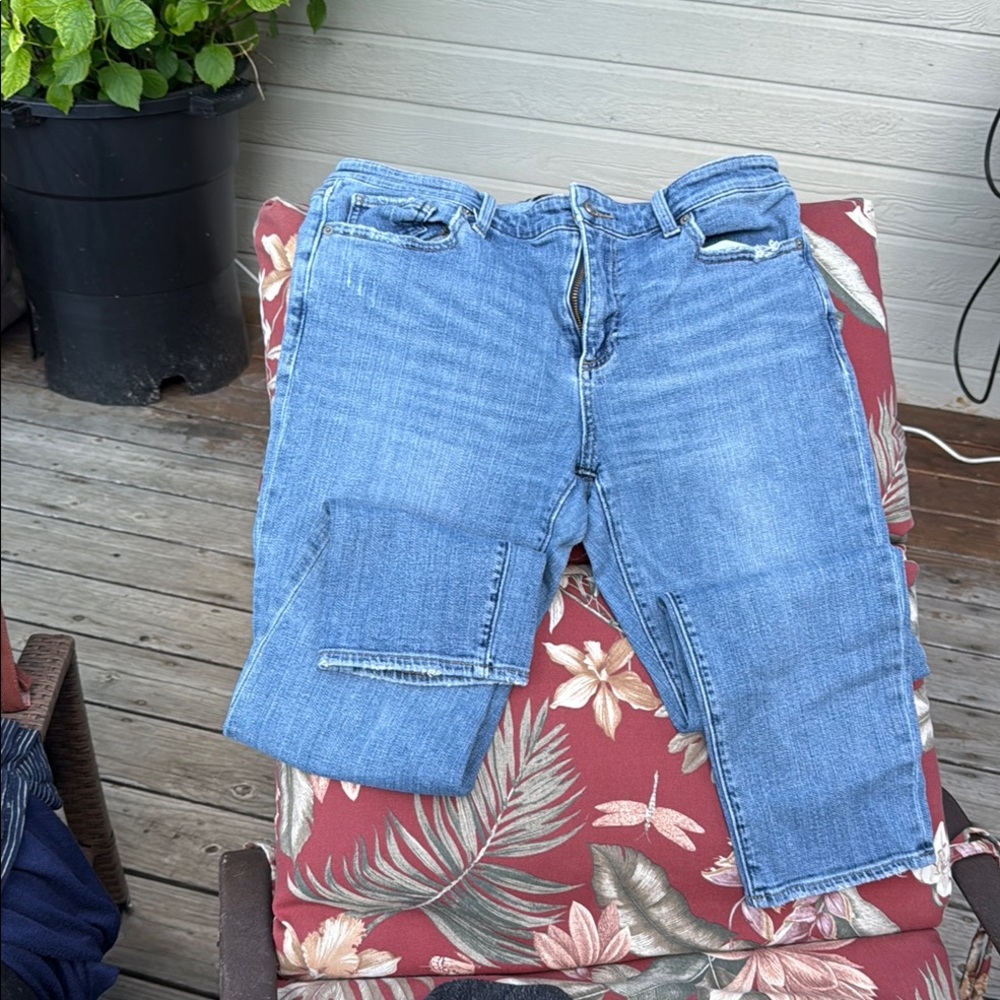 Lucky Brand Women's Straight Leg Blue Jeans